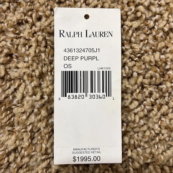 NWT Rare Ralph Lauren Purple Label Crocodile Skin Men Wallet Deep Purple - Picture 5 of 7